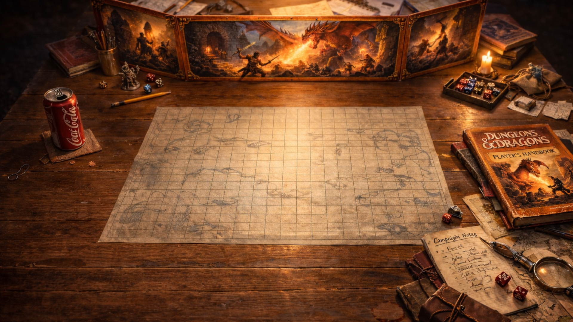 D&D table background